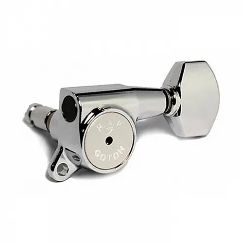 Gotoh SG381-HAPM-07-C-L6 Комплект колков для гитары 6л, локовые, хром.