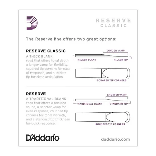 Rico DCT1025 Reserve Classic Трость для кларнета Bb.
