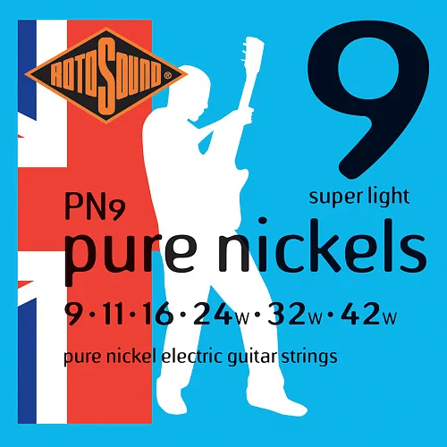 Rotosound PN9 Strings Nickel (9-42) Комплект струн для электрогитары.