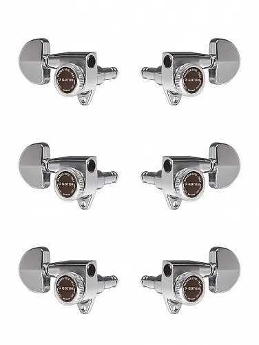 Gotoh SG301-MGT-20-C-L3+R3 Комплект колков для гитары 3+3, локовые, хром.