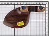 Wbo VC01Rh-4/4 Подбородник для скрипки, модель Guarneri, крепление Hill, палисандр.-5
