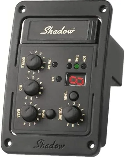 Shadow SH4000 Звукосниматель для гитары врезной с тюнером, предусилителем и эквалайзером.